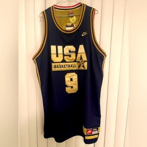 Nike Michael Jordan Dream Team #9 Jersey - Men | Color: Black | Size: Tall 3XL